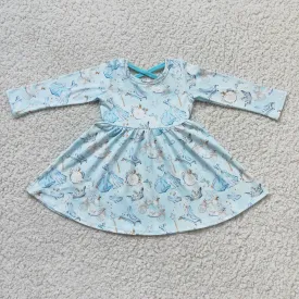 Blue cute Dresses