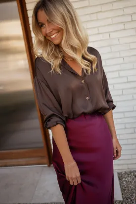 Chemise Britte - chocolat