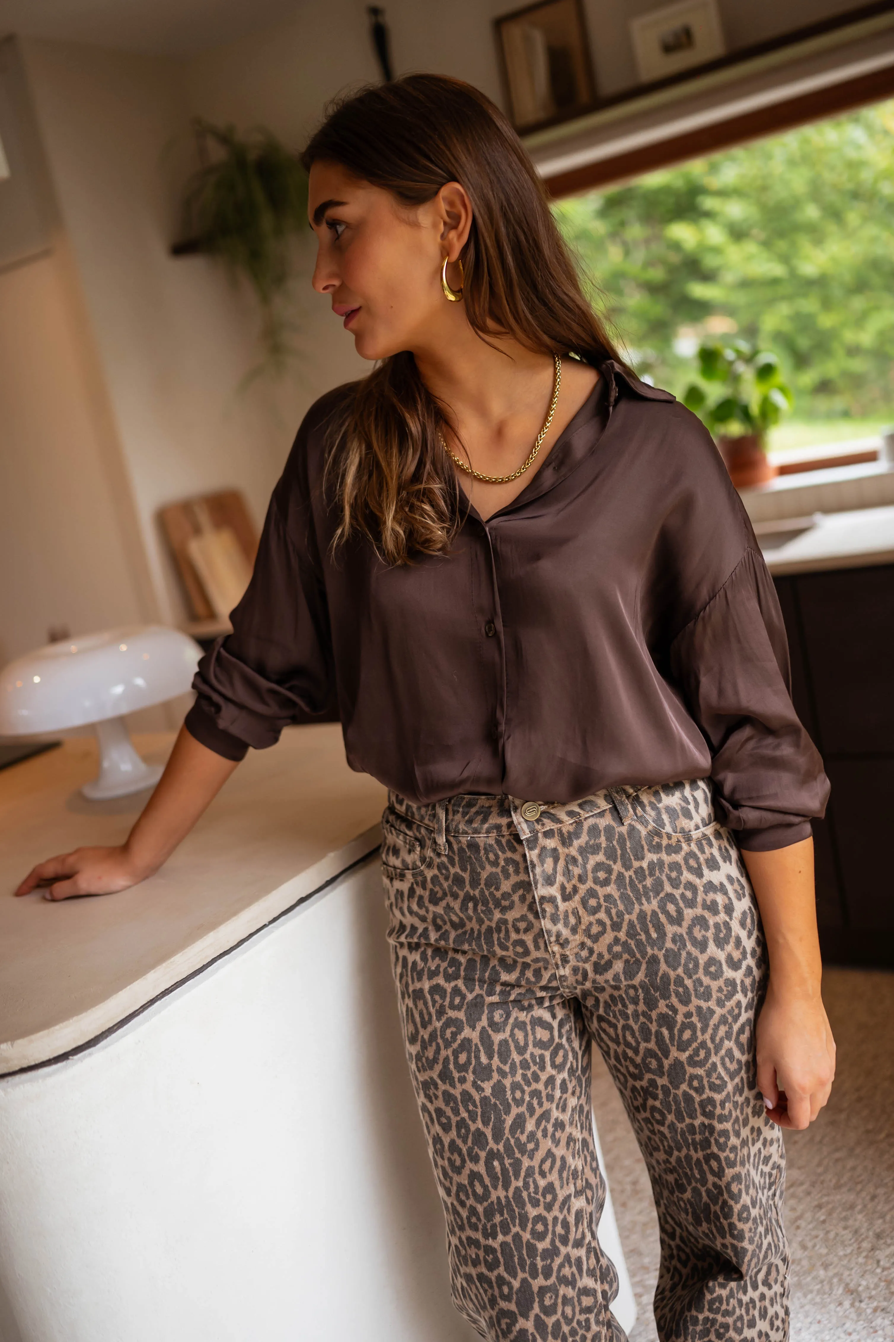 Chemise Britte - chocolat