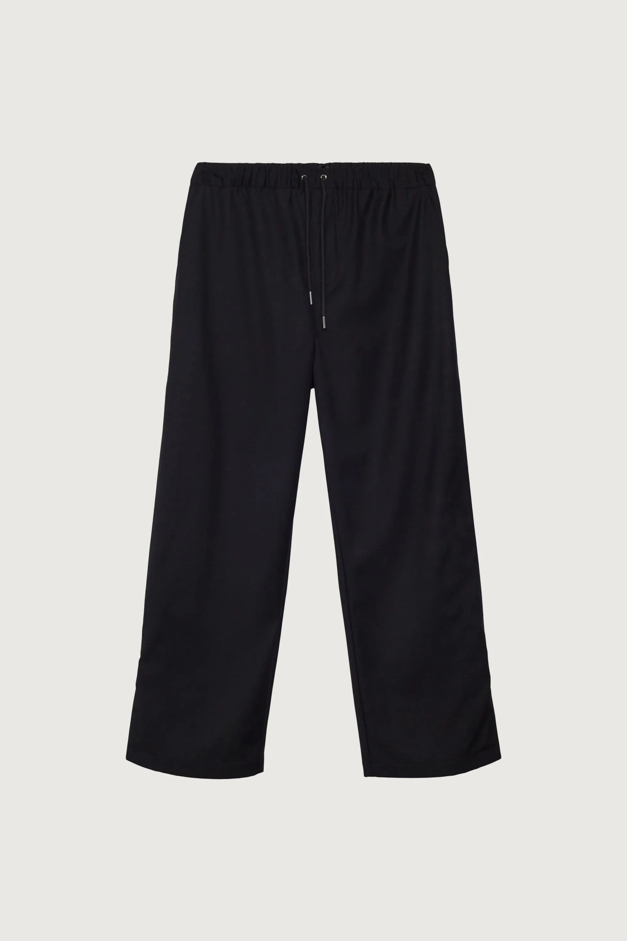 ELASTIC WAIST NYLON PANT
