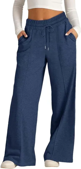 Girls Oversized Wide Leg Sweatpants Drawstring Kids Baggy Track Pants Casual Joggers Trousers Tween Girls Trendy Clothes