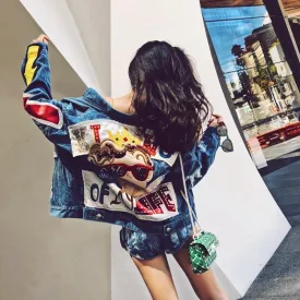 King of My Life Custom Denim Jacket