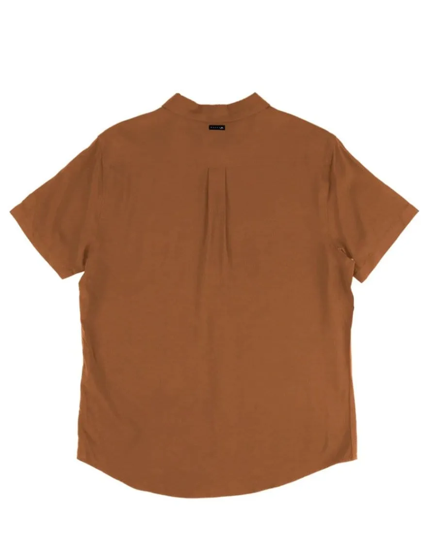 Razor Blade Short Sleeve Rayon Shirt