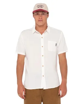 Razor Blade Short Sleeve Rayon Shirt