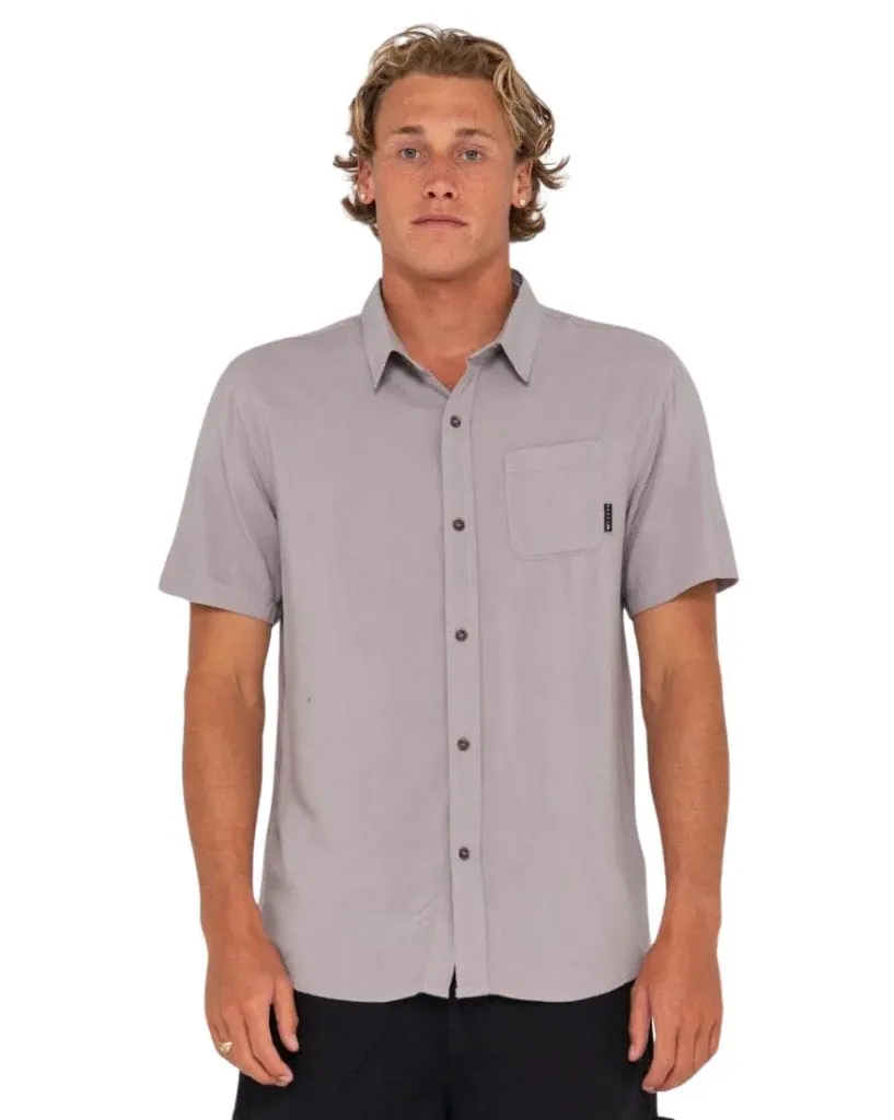 Razor Blade Short Sleeve Rayon Shirt