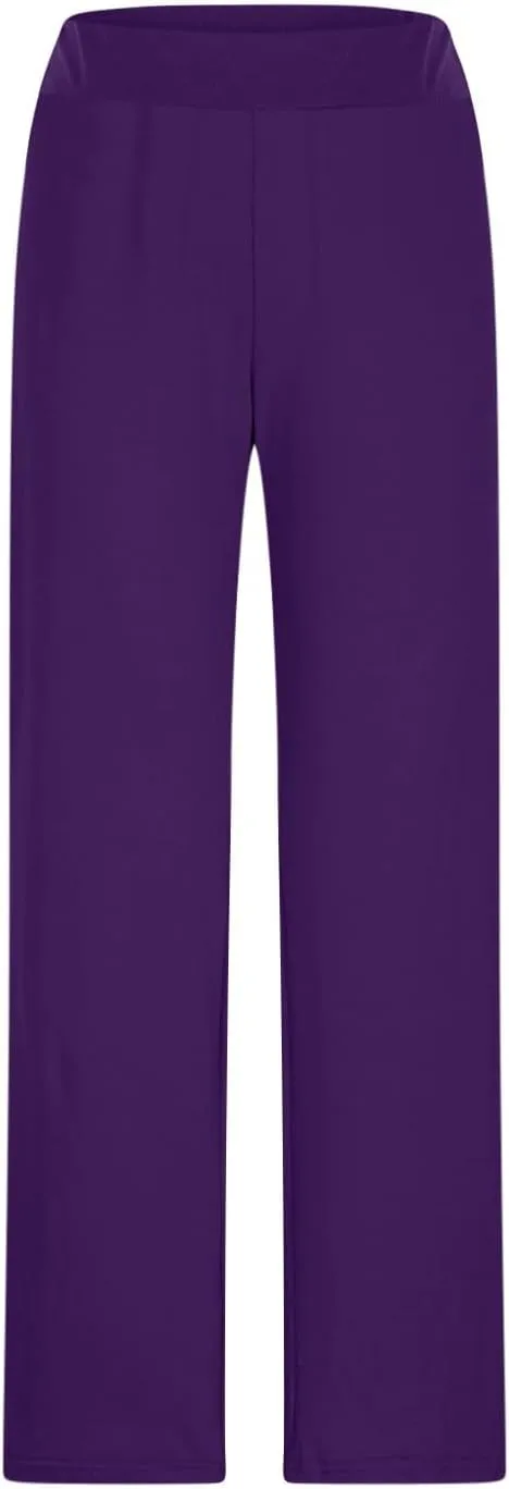 Sweatpants Womens Summer Lounge Stretch Waisted Wide Leg Athletic Pants Baggy Breathable Color Blocked Fitness Trousers