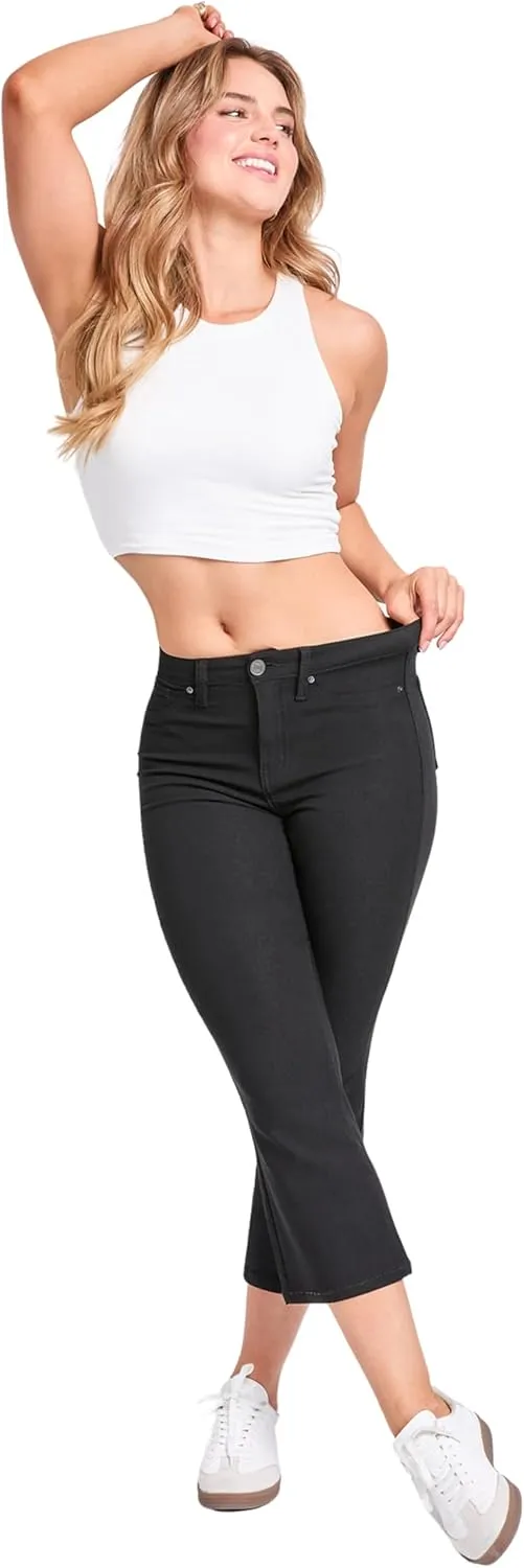 YMI Women's Hyperstretch Cropped Straight Leg