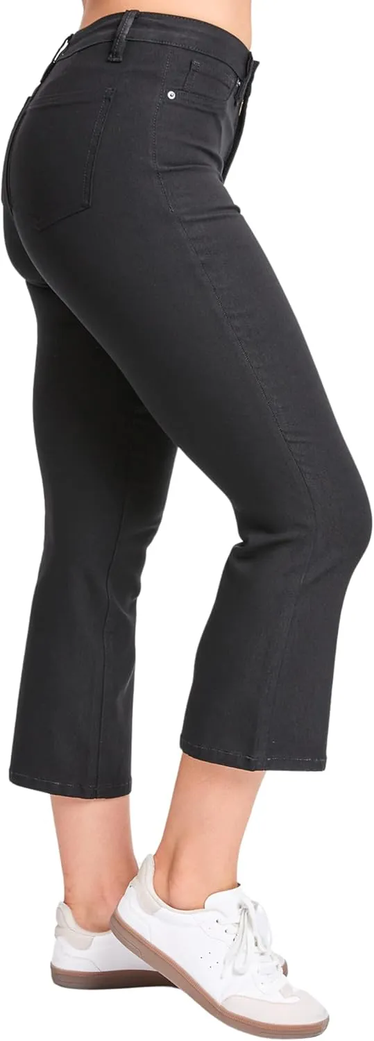 YMI Women's Hyperstretch Cropped Straight Leg